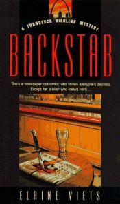 book cover of Backstab (1st in Francesca Vierling series, 1997) by Elaine Viets