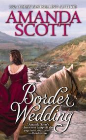 book cover of Border Wedding by Amanda Scott