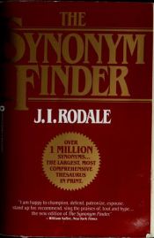 book cover of The Synonym Finder, completly Revised by Laurence Urdang