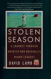 book cover of Stolen Season : A Journey Through America and Baseball's Minor Leagues by David Lamb