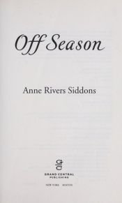 book cover of Off Season (2008) by Anne Rivers Siddons
