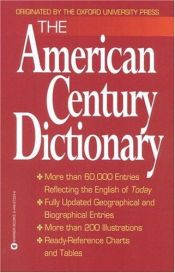 book cover of The American Century Dictionary by Laurence Urdang