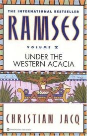 book cover of A Nyugat akáciája alatt ; Kamocsay Ildikó by Jacq Christian