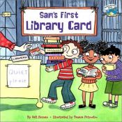 book cover of Sam's First Library Card by Gail Herman