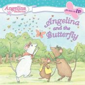 book cover of Angelina and the butterfly by Katharine Holabird