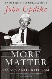 book cover of More matter by Ioannes Updike