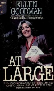 book cover of At Large by Ellen Goodman