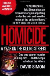 book cover of Homicide: A Year on the Killing Streets by 데이빗 사이먼