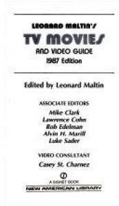 book cover of Leonard Maltin's TV Movies 1987 by Leonard Maltin