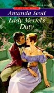 book cover of Lady Meriel's Duty by Amanda Scott