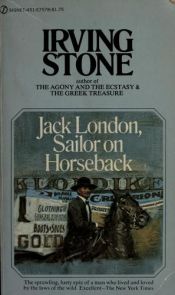 book cover of Zur See und im Sattel. Das abenteuerliche Leben Jack Londons. by Irving Stone