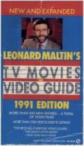 book cover of Leonard Maltin's TV Movies and Video Guide 1991 (Leonard Maltin's Movie Guide) by Leonard Maltin