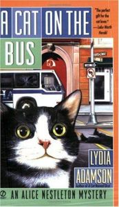 book cover of A Cat on the Bus (Alice Nestleton Mystery) Book 21 by Lydia Adamson