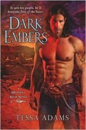 book cover of Dark Embers (Dragon's Heat #1) by Tessa Adams