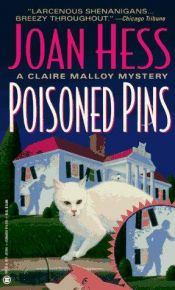 book cover of Poisoned pins by Joan Hess