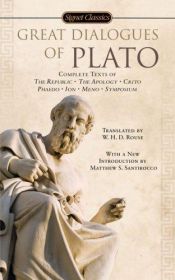 book cover of Great dialogues of Plato by Platons