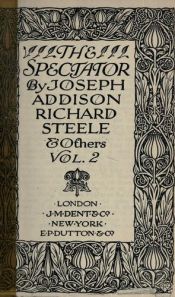 book cover of The spectator. Vol. I.. v.1 by et al. Addison