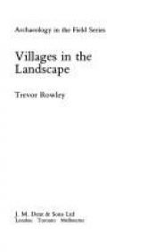 book cover of Villages in the landscape by Trevor Rowley