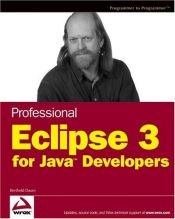 book cover of Professional Eclipse 3 for Java Developers by Berthold Daum