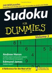 book cover of Sudoku For Dummies, Vol. 3 by Andrew Heron