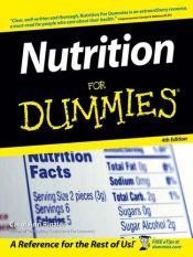 book cover of Nutrition for dummies by Rinzler