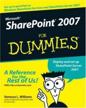 book cover of Microsoft SharePoint 2007 For Dummies by Vanessa Williams