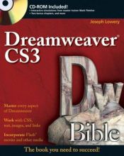 book cover of Dreamweaver CS3 Bible by Joseph W Lowery