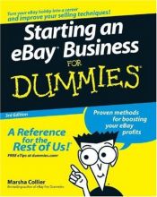 book cover of Starting an eBay Business for Dummies by Marsha Collier