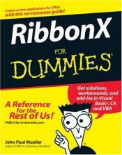 book cover of RibbonX for dummies by John Paul Mueller