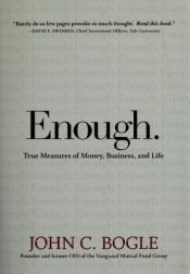 book cover of Enough by John C. Bogle