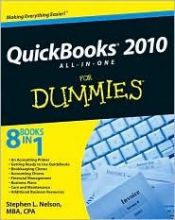 book cover of QuickBooks 2010 All-in-One For Dummies by Stephen L. Nelson