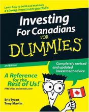 book cover of Investing for Canadians for Dummies by Tony Martin