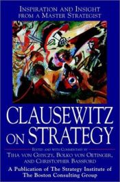 book cover of Clausewitz on Strategy by קרל פון קלאוזביץ