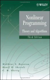 book cover of Nonlinear programming by Mokhtar S. Bazaraa