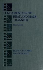 book cover of Fundamentals of Heat and Mass Transfer by Frank P. Incropera