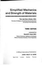 book cover of Simplified mechanics and strength of materials by Harry Parker