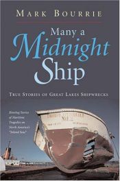 book cover of Many a midnight ship : true stories of Great Lakes shipwrecks by Mark Bourrie