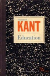 book cover of Education (Ann Arbor Paperbacks) by Иммануил Кант