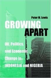 book cover of Growing apart : oil, politics, and economic change in Indonesia and Nigeria by Peter Lewis