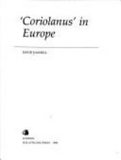 book cover of "Coriolanus" in Europe by David Daniell