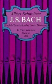 book cover of J.S. BACH Vol. I by Albert Schweitzer
