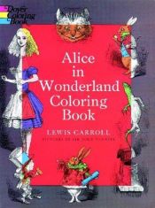 book cover of Alice in Wonderland Coloring Book (Dover Coloring Book) by 루이스 캐럴