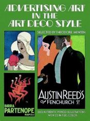 book cover of Advertising art in the Art Deco style by Ted Menten