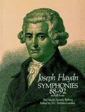 book cover of Symphonies 88-92 in Full Score: The Haydn Society Edition by Franz Joseph Haydn