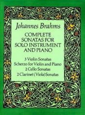 book cover of Complete Sonatas for Solo Instrument and Piano (Viola Sonatas) by 요하네스 브람스