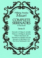 book cover of Complete serenades by Wolfgang Amadeus Mozart