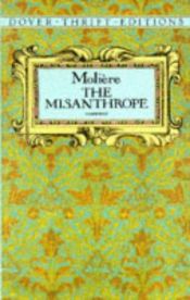 book cover of The Misanthrope (Dover Thrift S.) by มอลีแยร์