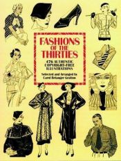 book cover of Fashions of the Thirties (Pictorial Archives) by Carol Belanger Grafton