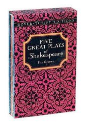 book cover of Five Great Plays of Shakespeare by Dover