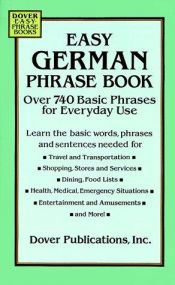 book cover of Easy German Phrase Book by Dover
